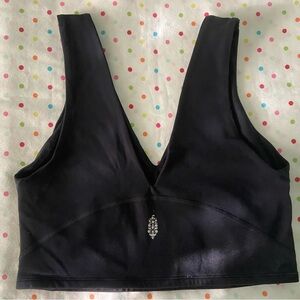 Free People Movement Black Sports Bra